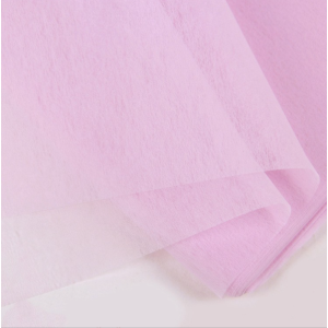 Non Woven Flower Wrapping Paper Light Pink 33 Sheets